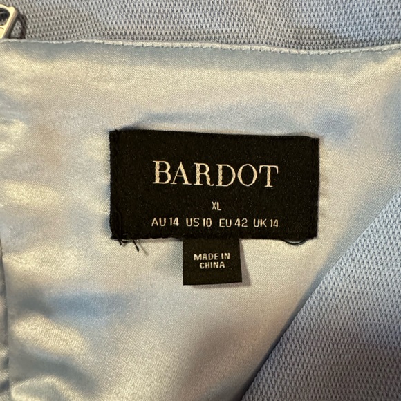 BARDOT Light Blue Cutout Jumpsuit - Picture 4 of 5